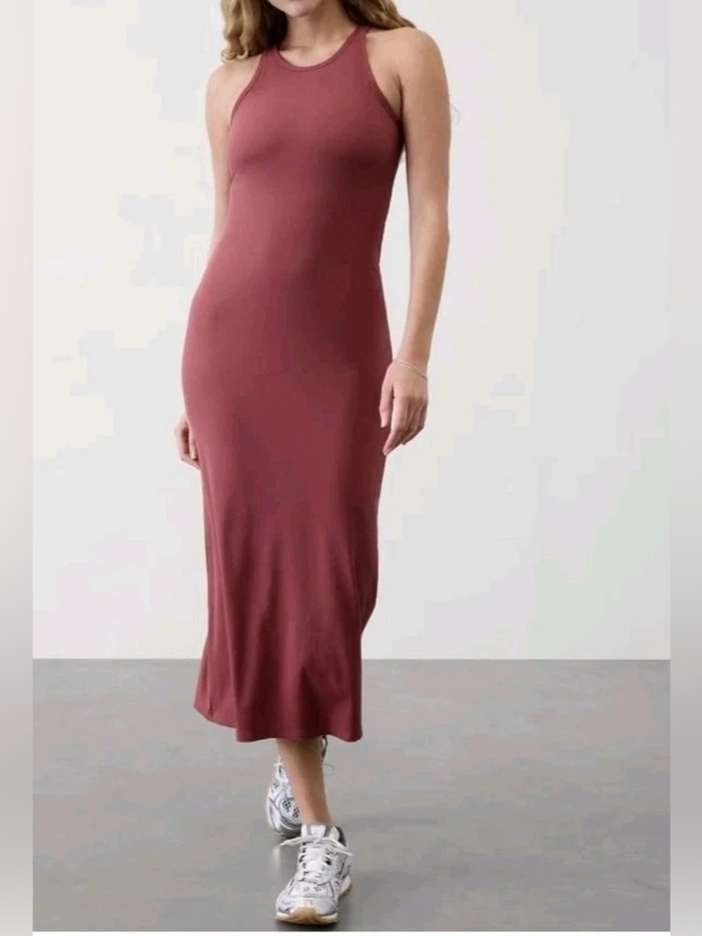 Athleta Signature Rib Maxi Dress